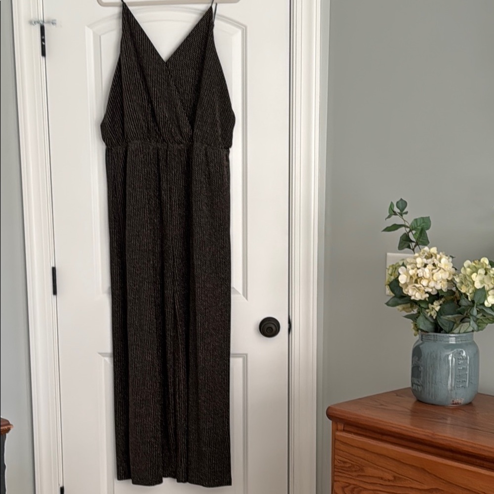Black Sleeveless Jumpsuit
